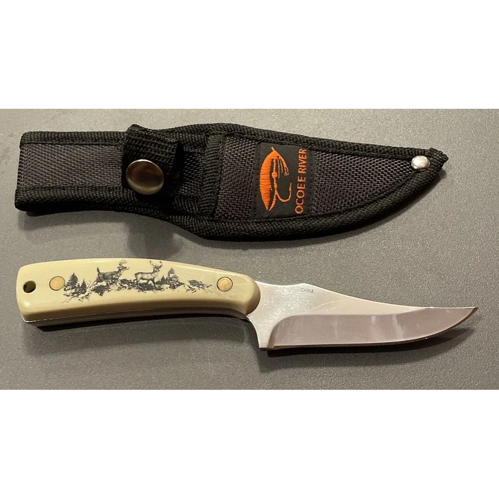 Ocoee River Etched Deer Handle 7